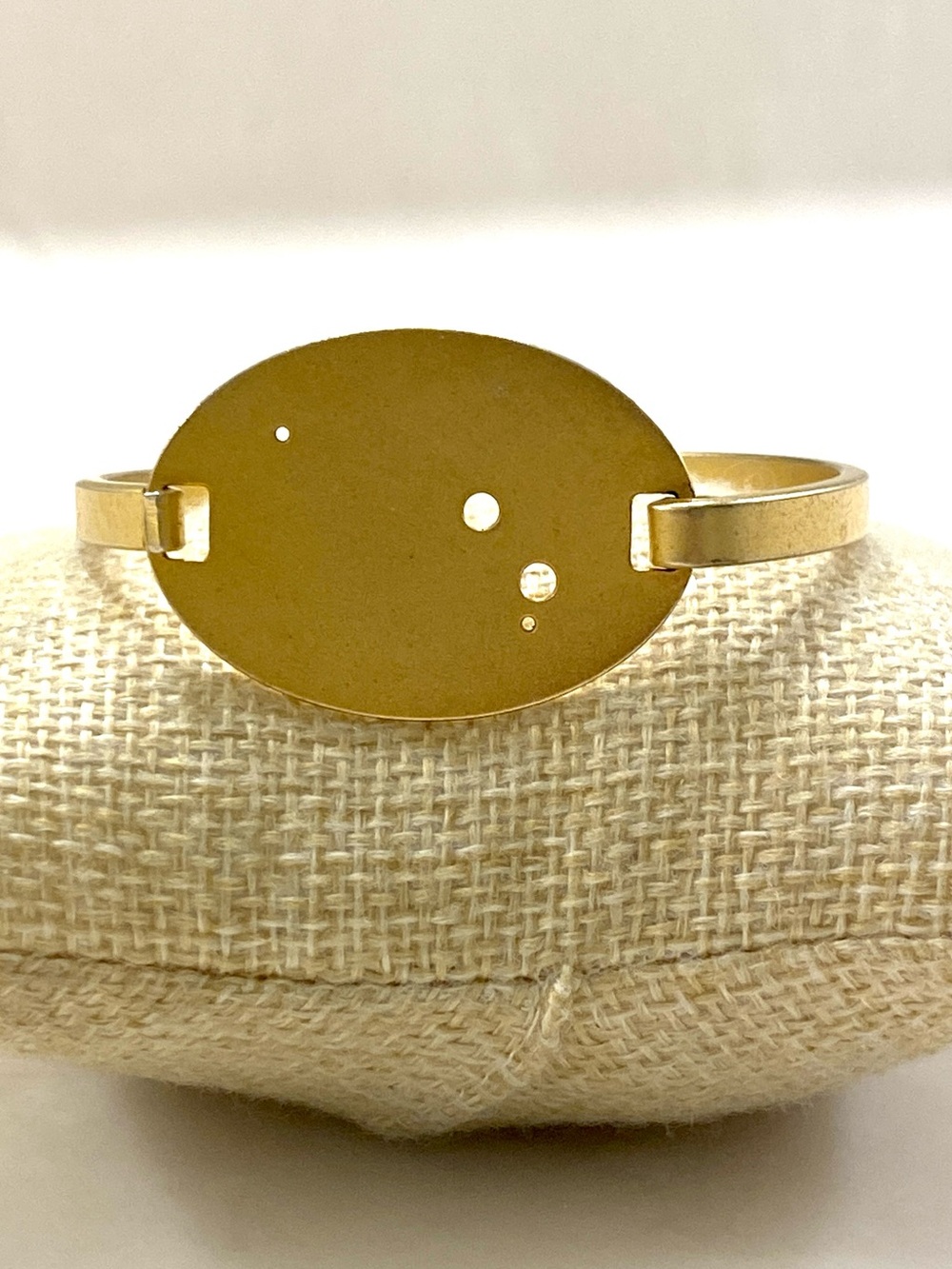 Minimal Gold Zodiac Constellation Aries Cutout Cuff Bracelet